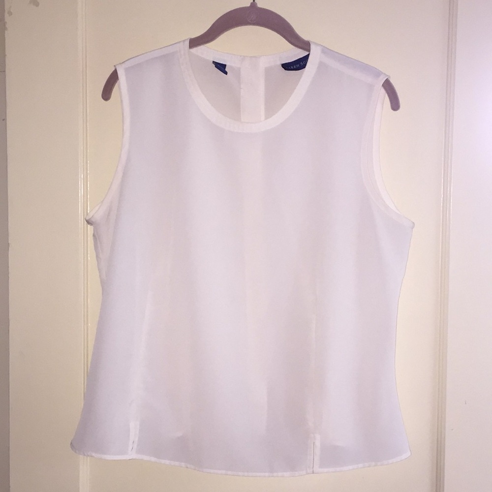 COPY - White sheet tank top